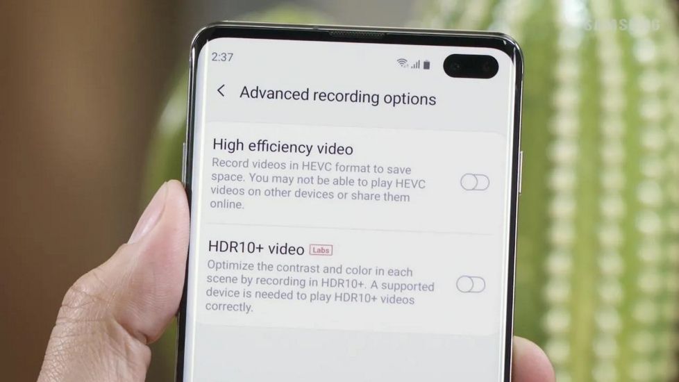 Galaxy-S10-vídeo-en-HDR10