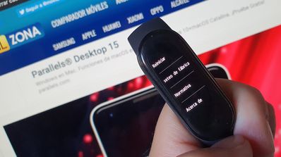 Mi Band 5 menú
