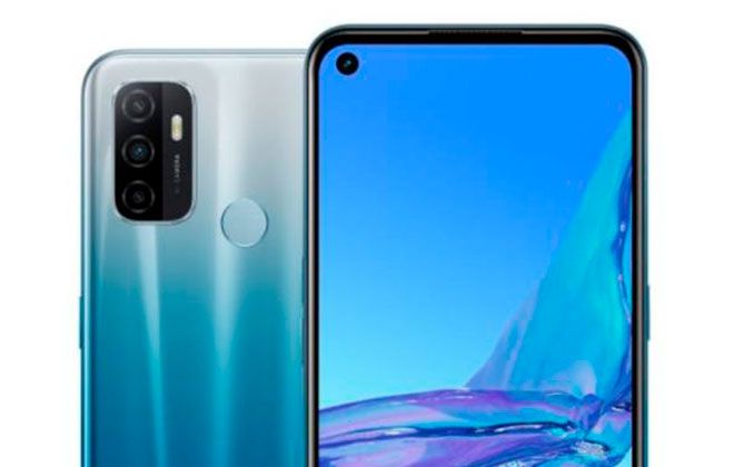OPPO A53 frontal trasera