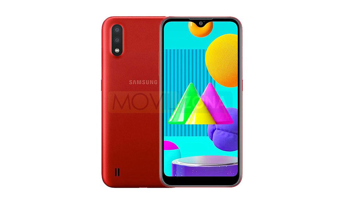 Samsung Galaxy M01 rojo