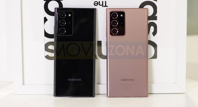Samsung Galaxy Note 20 Ultra negro y bronce