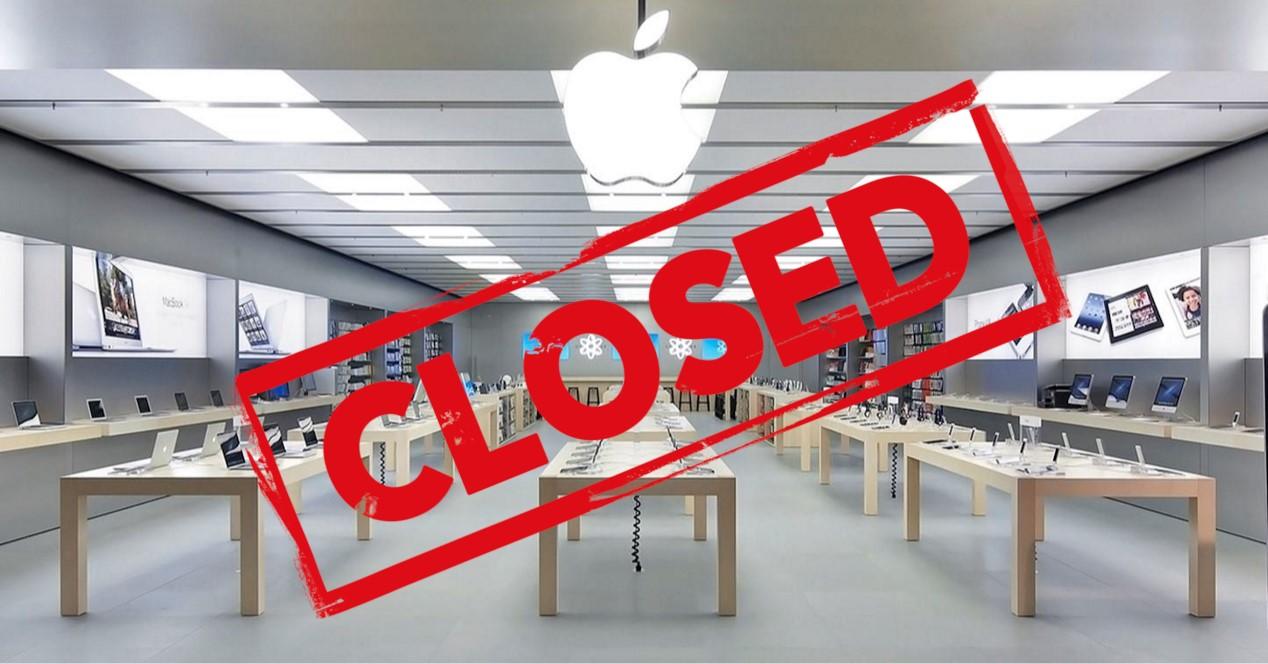 apple store cerrada