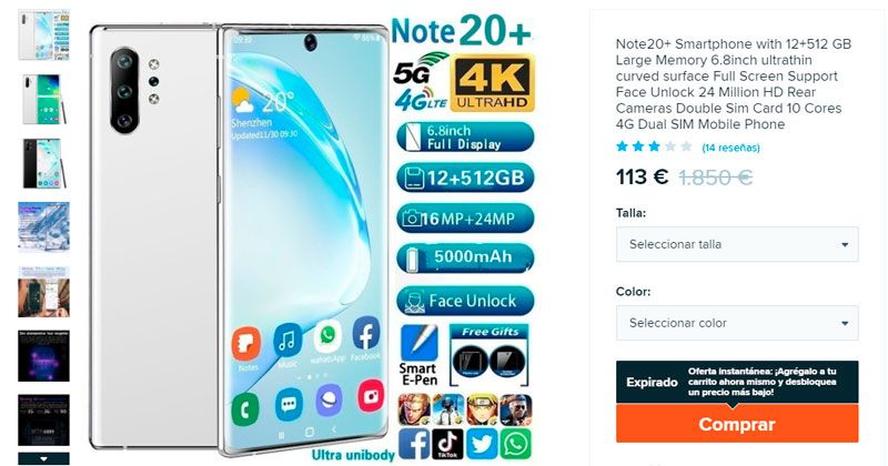 copia samsung galaxy note 20 ultra