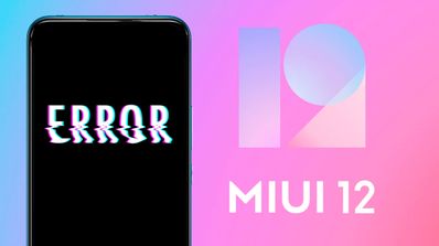 error miui 12 problema