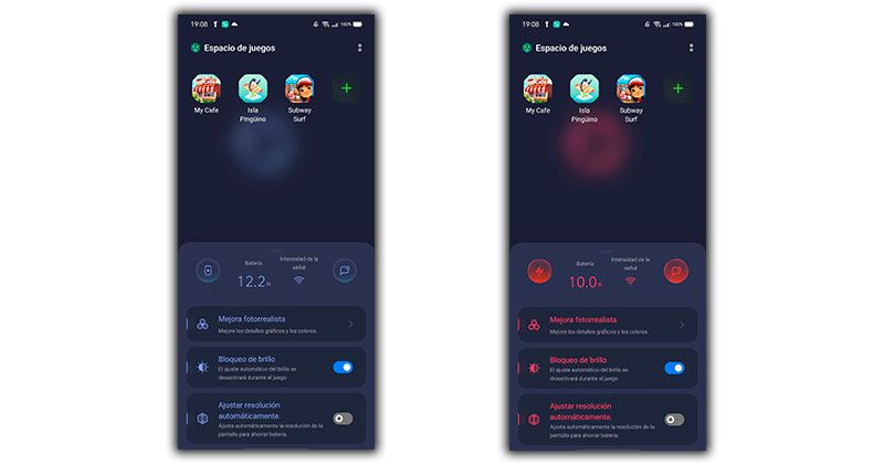 espacio juegos realme