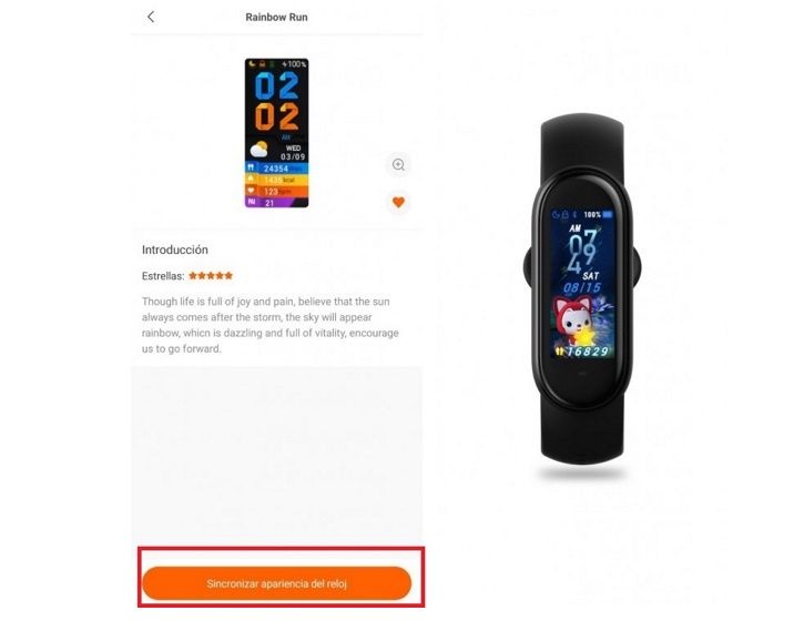 mi band 5 esferas