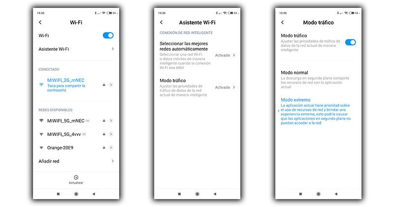modo extremo wifi xiaomi