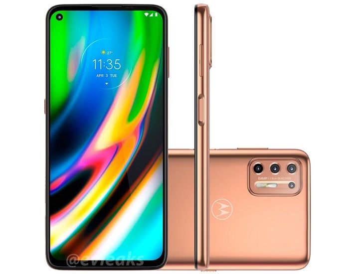 moto g9 plus dorado