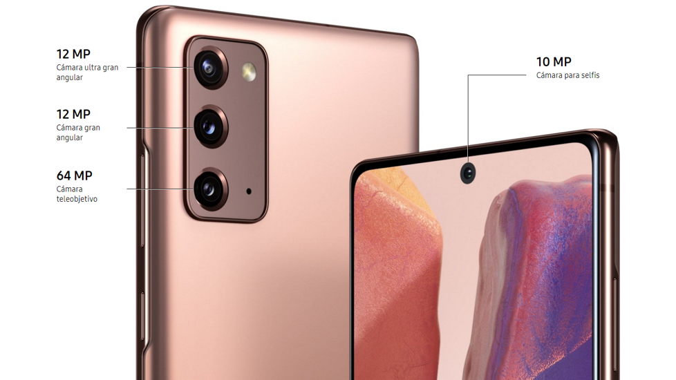 note 20 cámaras