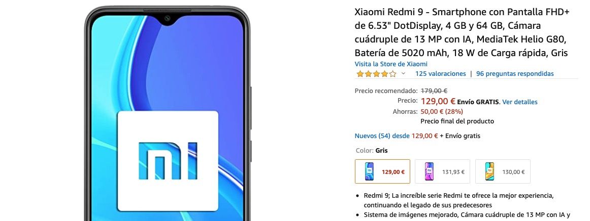 oferta Redmi 9