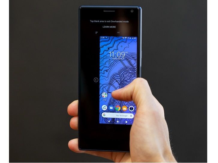 sony manejo a una mano