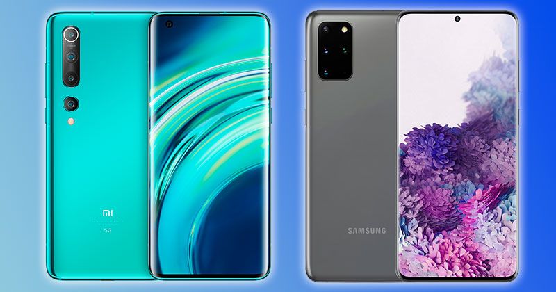 xiaomi mi 10 vs samsung galaxy s20