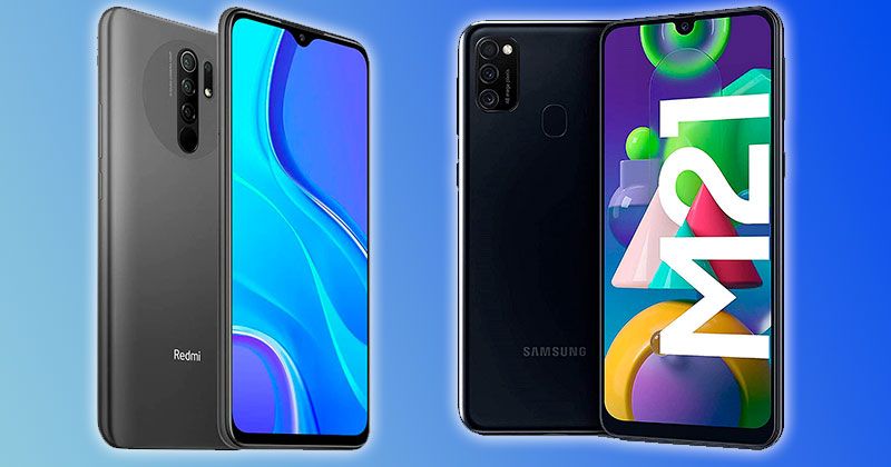 xiaomi redmi 9 vs galaxy m21