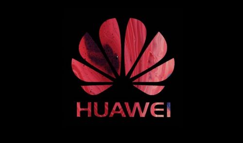Huawei logo rojo