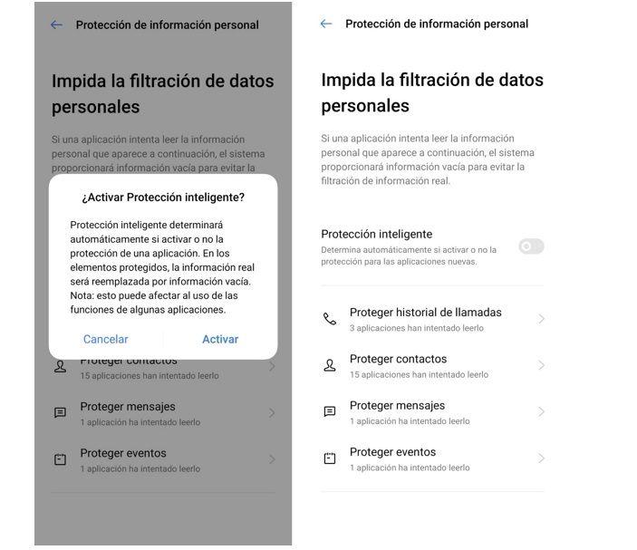 Protección datos personales Realme