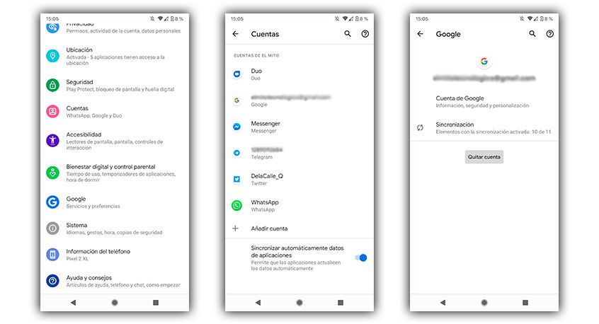 cuenta seguridad google restablecer movil