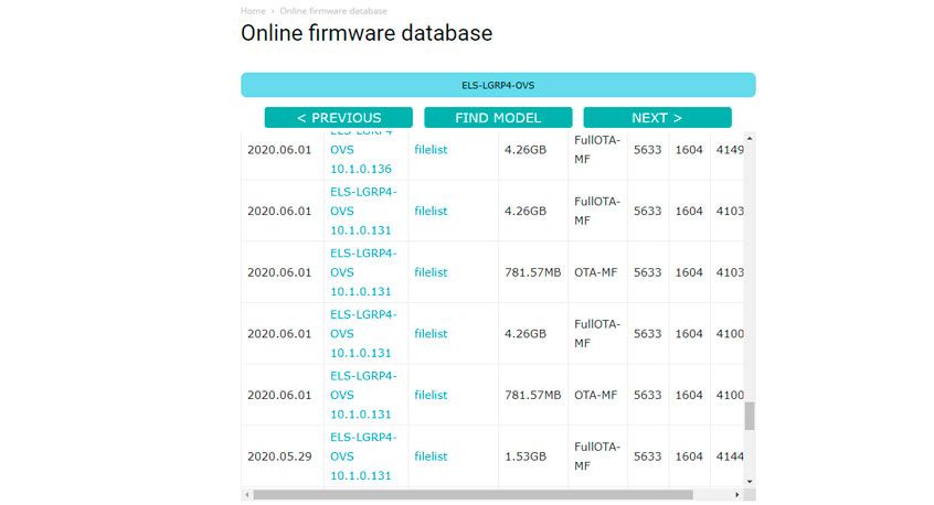 firmware huawei