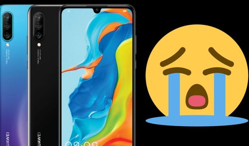 huawei p30 lite cara llorando