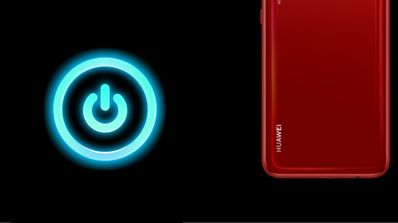 huawei y boton de encendido