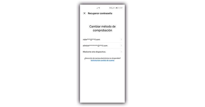metodos recuperar cuenta huawei