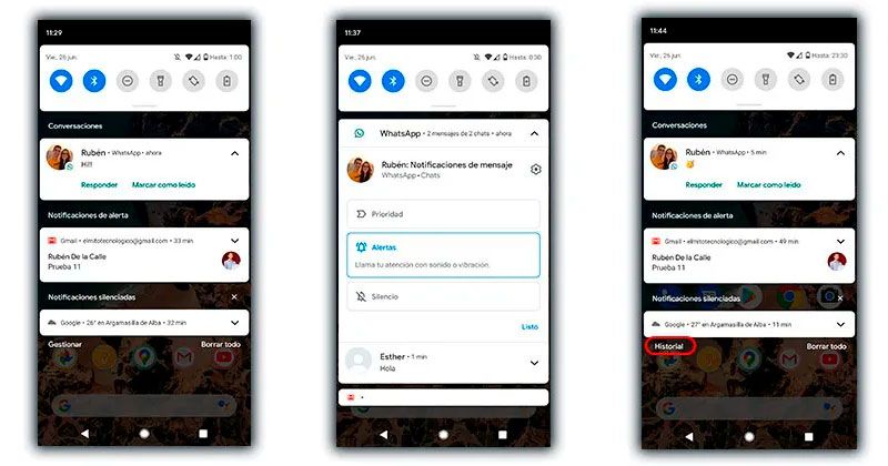 notificaciones android 11