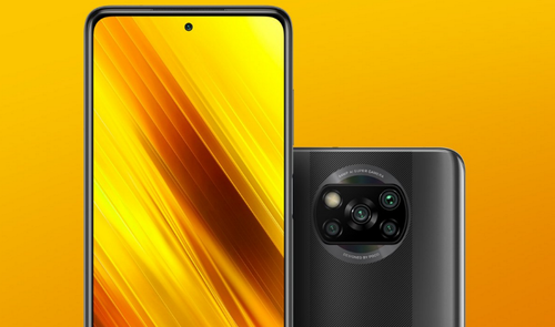 poco x3 y fondo amarillo