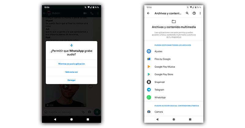 privacidad android 11
