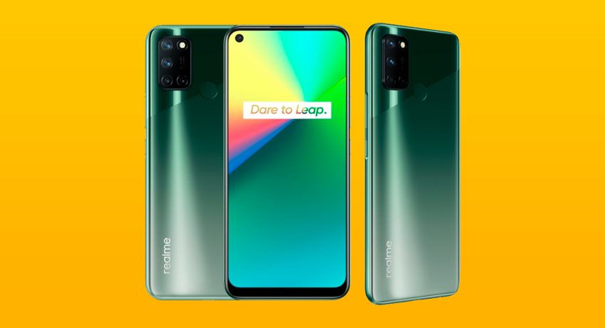 realme 7i frontal trasera