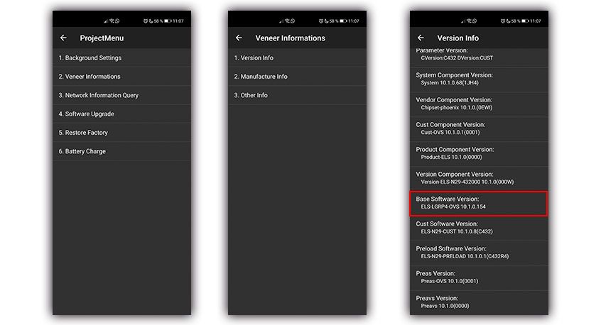 version base emui