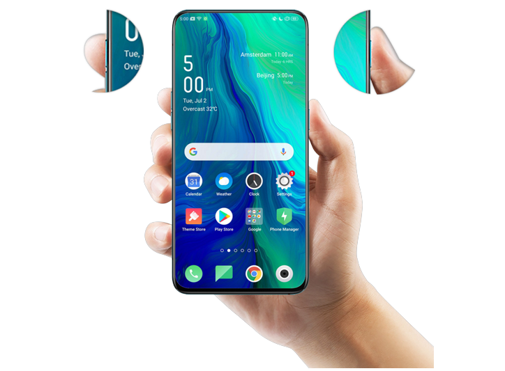 Movil OPPO en la mano