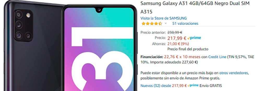 Samsung Galaxy A31