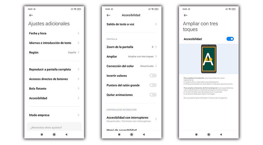 ampliar pantalla xiaomi