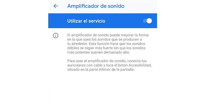 amplificador de sonido android