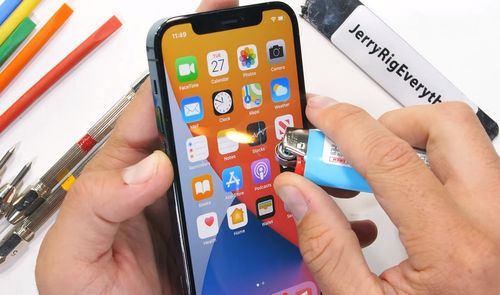 iphone 12 quemado