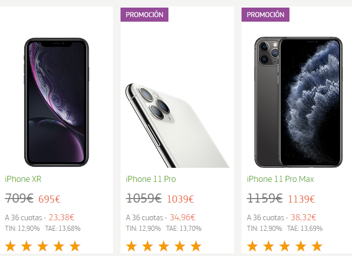 iphone con descuento en Movistar