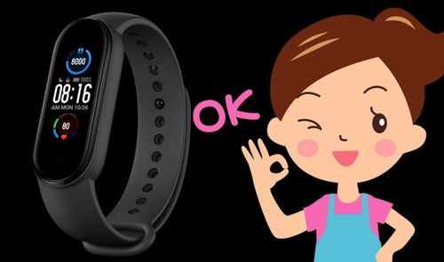 mi band 5 y dibujo ok