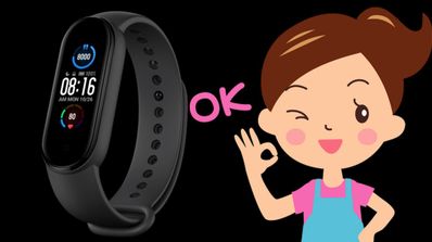 mi band 5 y dibujo ok