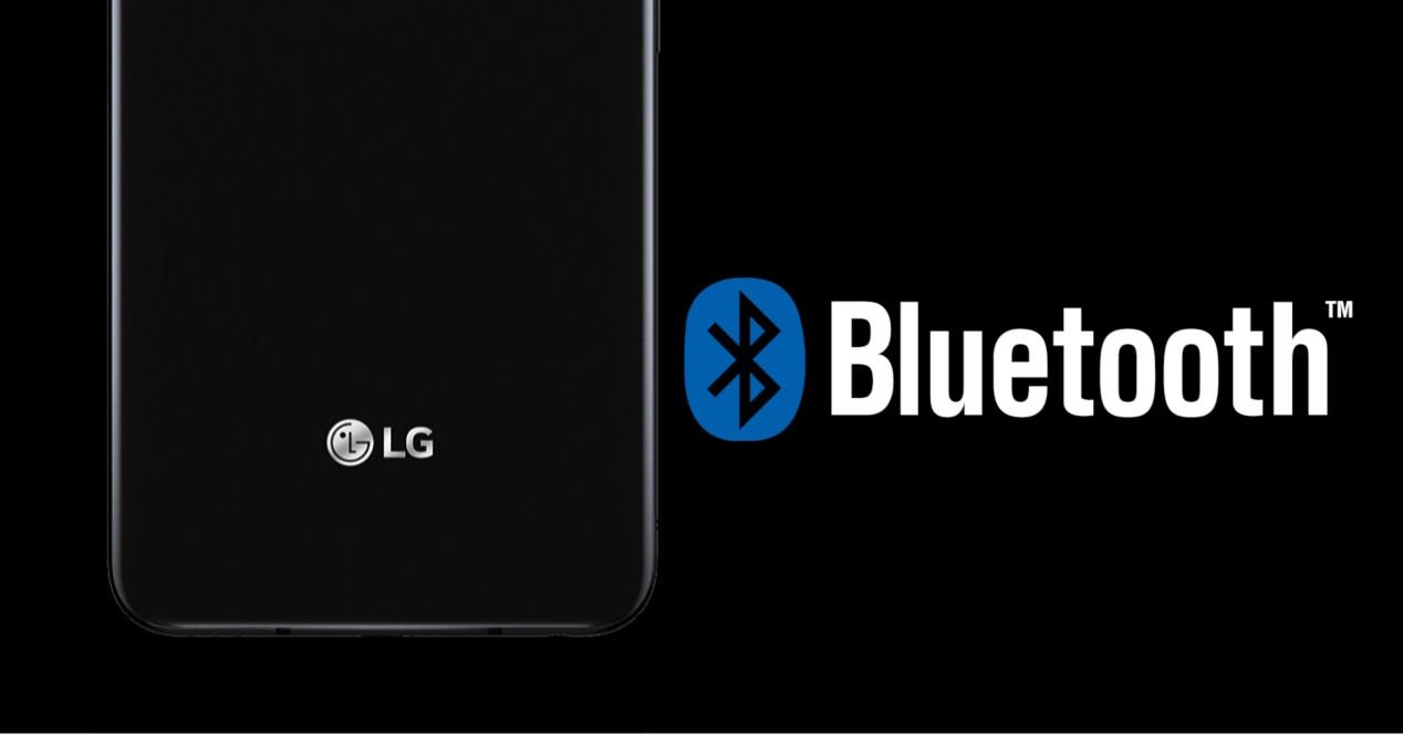 movil lg y logo bluetooth