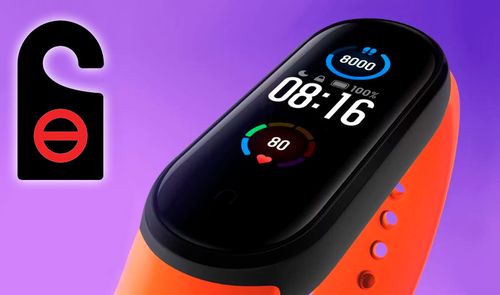 no molestar mi band 5