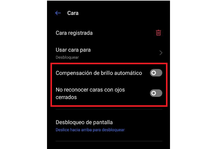 opciones desbloqueo realme