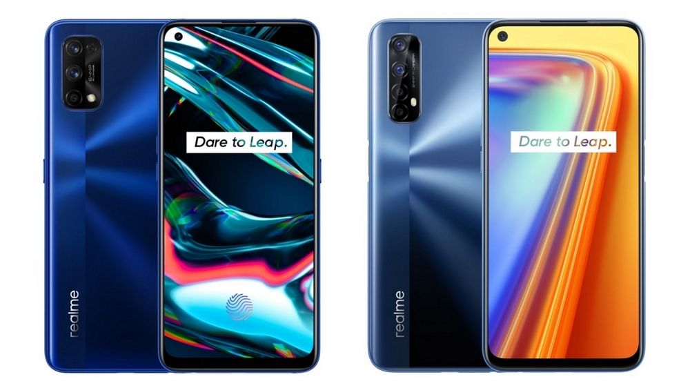 realme 7 y realme 7 pro
