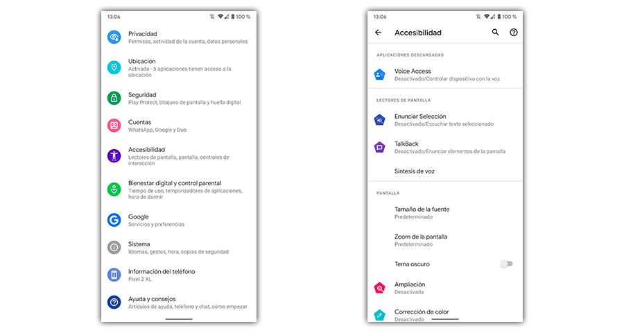 voice access android