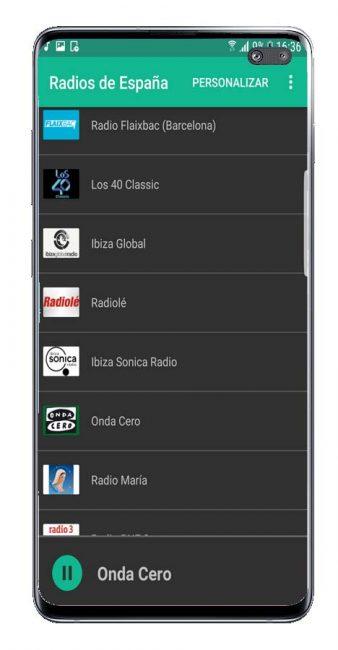 Escuchar la aplicación Radios de España