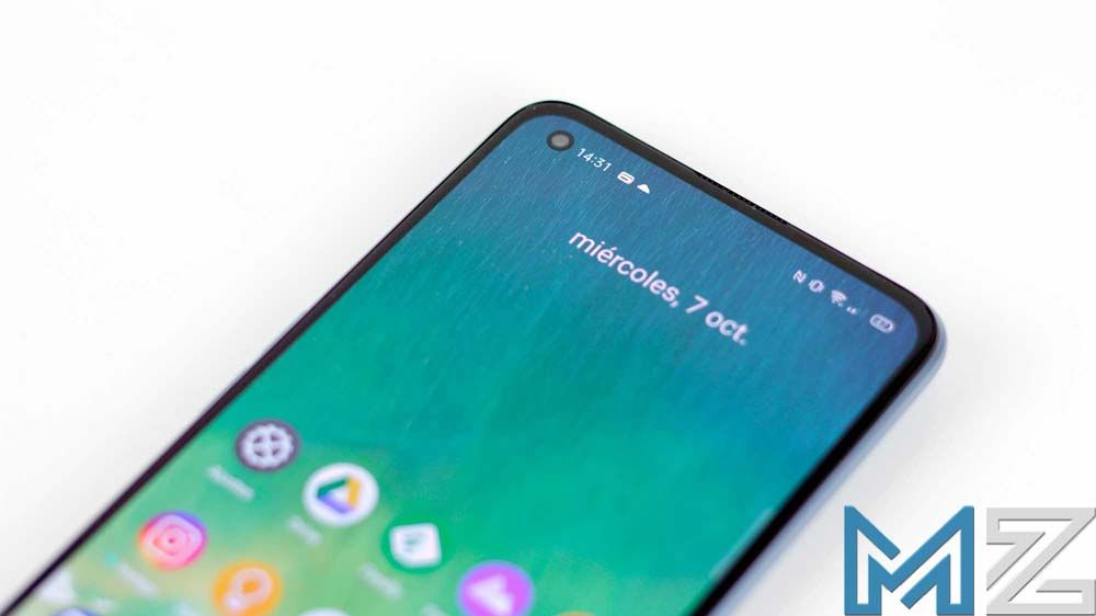 panel del teléfono Realme 7 Pro
