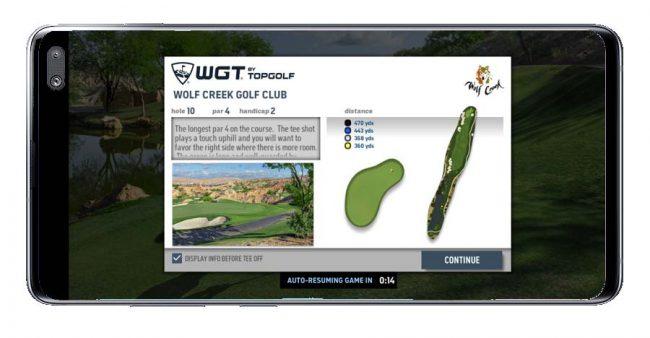 Imagen de partida en WGT Golf