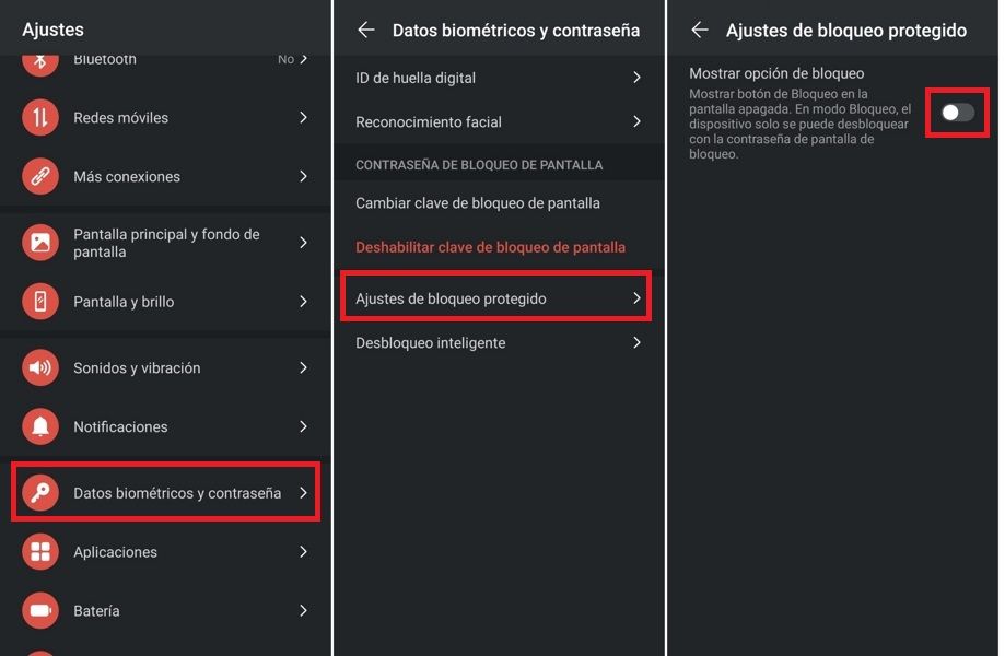 bloqueo seguro huawei