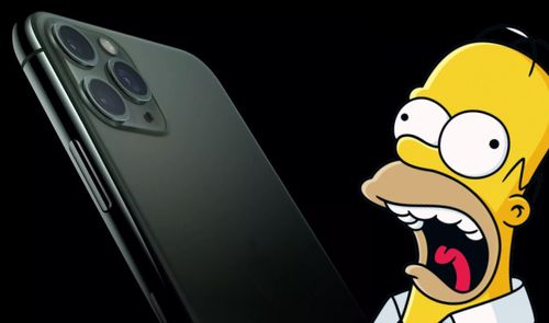 iphone 11 pro y homer