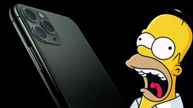iphone 11 pro y homer