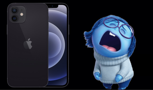 iphone 12 y tristeza