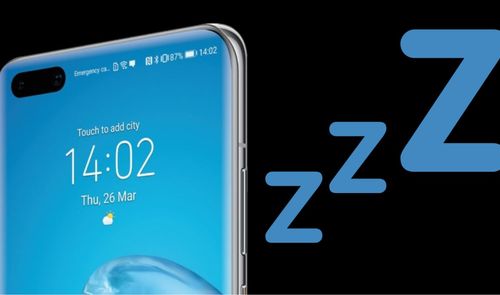 movil huawei y dormir